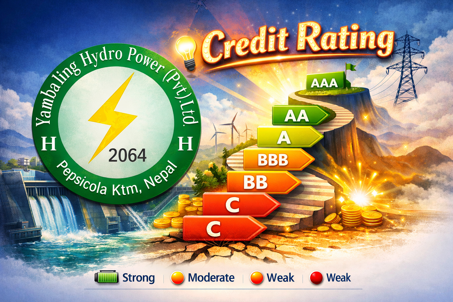 बैशाख १६ गतेदेखि आईपीओ निष्काशन गर्न लागेको याम्बालिङ्ग हाइड्रोपावरको क्रेडिट रेटिङ्गमा के छ ?